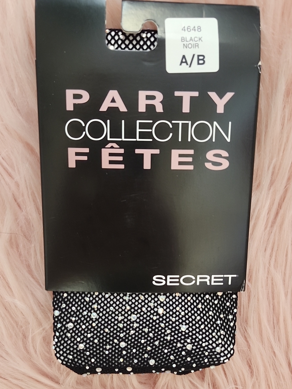 Brand New SECRET PARTY COLLECTION FISHNET W/SEQUINS PANTYHOSE-A/B